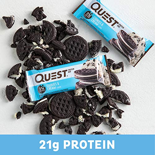 Quest Nutrition Quest Bars Cookies & Cream - 12 Barras Quest Nutrition Quest Bars Cookies & Cream - 12 Barras