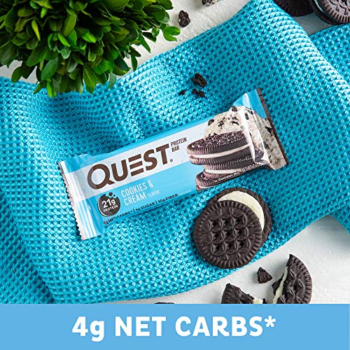 Quest Nutrition Quest Bars Cookies & Cream - 12 Barras Quest Nutrition Quest Bars Cookies & Cream - 12 Barras