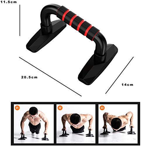 Queta Push Up Bar Soporte para Flexiones Agarraderas Flexiones, Flexiones Ejercicios Manijas,Gimnasio en casa Ejercicio Rutina de Ejercicio Formación