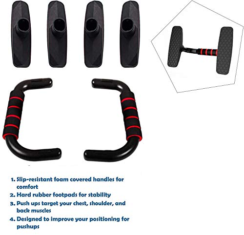 Queta Push Up Bar Soporte para Flexiones Agarraderas Flexiones, Flexiones Ejercicios Manijas,Gimnasio en casa Ejercicio Rutina de Ejercicio Formación Queta Push Up Bar Soporte para Flexiones Agarraderas Flexiones, Flexiones Ejercicios Manijas,Gimnasio en casa Ejercicio Rutina de Ejercicio Formación