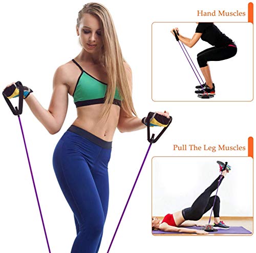 Queta -Tabla de Flexiones 9 en 1 Sistema Ejercicio Stand Plegable, Entrenamiento de los músculos del Pecho, Push Up Tabla Board con Cuerda de tracción Multifunctional en casa Queta -Tabla de Flexiones 9 en 1 Sistema Ejercicio Stand Plegable, Entrenamiento de los músculos del Pecho, Push Up Tabla Board con Cuerda de tracción Multifunctional en casa