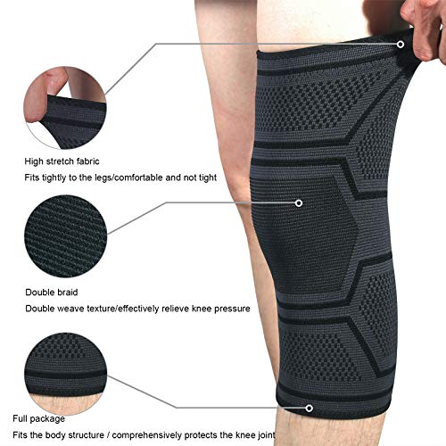 QWET Rodilleras Deportivas De Silicona Antideslizantes, Rodilleras De Doble Punto De Tela Altamente EláStica, Se Pueden Utilizar para Baloncesto, Correr, Fitness Y Otros Deportes,Rojo,M QWET Rodilleras Deportivas De Silicona Antideslizantes, Rodilleras De Doble Punto De Tela Altamente EláStica, Se Pueden Utilizar para Baloncesto, Correr, Fitness Y Otros Deportes,Rojo,M