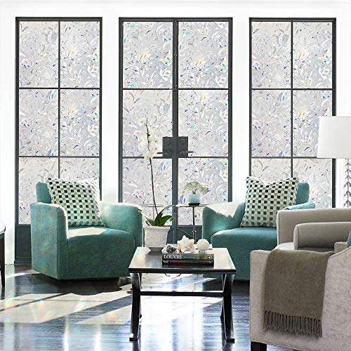 rabbitgoo 3D Vinilo para Ventanas Translucido Privacidad Vinilo Cristal Pegatina Sin Pegamento Adherencia Electrostática Anti UV Decorativos para Puertas Cristal Cocina Baño Oficina Salón 90x200CM rabbitgoo 3D Vinilo para Ventanas Translucido Privacidad Vinilo Cristal Pegatina Sin Pegamento Adherencia Electrostática Anti UV Decorativos para Puertas Cristal Cocina Baño Oficina Salón 90x200CM
