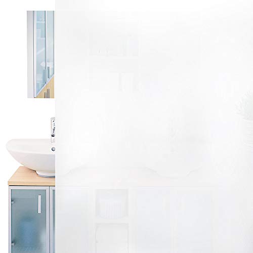 rabbitgoo Vinilo Ventana Privacidad, Vinilo para Cristales, Película Translucido Electricidad Estática Sin Pegamento Autoadesivo Laminas Anti-UV Blanco para Cocina, Oficina y Baño 44.5x200CM rabbitgoo Vinilo Ventana Privacidad, Vinilo para Cristales, Película Translucido Electricidad Estática Sin Pegamento Autoadesivo Laminas Anti-UV Blanco para Cocina, Oficina y Baño 44.5x200CM