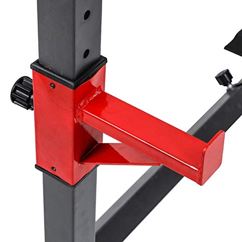 Rack de sentadillas de altura ajustable, Barra de entrenamiento físico de fuerza, Banco de prensa libre de barra de soporte de sentadillas, Soporte de entrenamiento de fuerza para gimnasio en casa Rack de sentadillas de altura ajustable, Barra de entrenamiento físico de fuerza, Banco de prensa libre de barra de soporte de sentadillas, Soporte de entrenamiento de fuerza para gimnasio en casa
