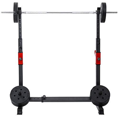 Rack de sentadillas de altura ajustable, Barra de entrenamiento físico de fuerza, Banco de prensa libre de barra de soporte de sentadillas, Soporte de entrenamiento de fuerza para gimnasio en casa