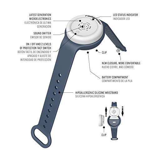 Radarcan® R-100 Pulsera AntiMosquitos Personal Plus Premium. Pila 1 x CR2032 incluida. (1 unidad, color surtido) Radarcan® R-100 Pulsera AntiMosquitos Personal Plus Premium. Pila 1 x CR2032 incluida. (1 unidad, color surtido)