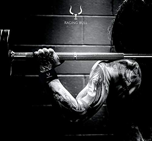 Raging Bull Guantes Gimnasio Hombre Mujer, calleras para Crossfit, guantillas Gym Transpirable, Antideslizantes, para Levantamiento de Pesas, calistenia, agarraderas Fitness con muñequeras Gym (M) Raging Bull Guantes Gimnasio Hombre Mujer, calleras para Crossfit, guantillas Gym Transpirable, Antideslizantes, para Levantamiento de Pesas, calistenia, agarraderas Fitness con muñequeras Gym (M)