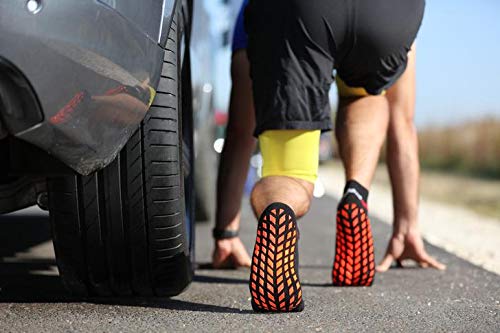 Rainbow Socks - Hombre Mujer Calcetines Antideslizantes de Deporte - 1 Par - Negro - Talla 36-38 Rainbow Socks - Hombre Mujer Calcetines Antideslizantes de Deporte - 1 Par - Negro - Talla 36-38
