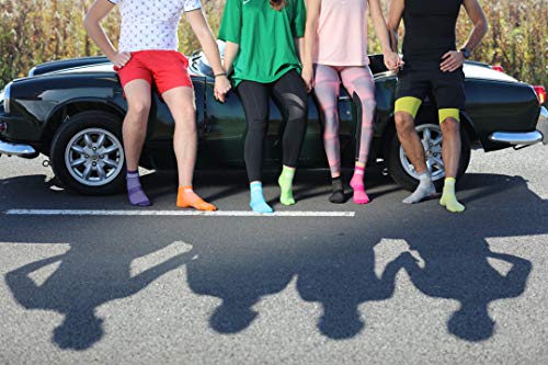 Rainbow Socks - Hombre Mujer Calcetines Deporte Colores de Algodón - 12 Pares - Multicolor - Talla 39-41