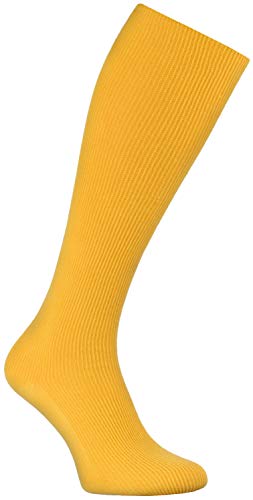Rainbow Socks - Hombre Mujer Calcetines Largos Sin Elásticos - 1 Par - Amarillo - Talla42-43