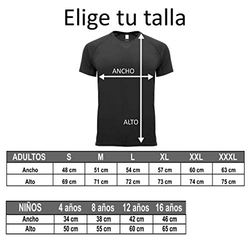 rainUP – Camiseta Técnica Personalizable – Camiseta Deportiva Running Hombre y Niño - Manga Corta – Impresión Directa (DTG) – Puedes añadir tu Frase, Logo o Imagen Personalizada