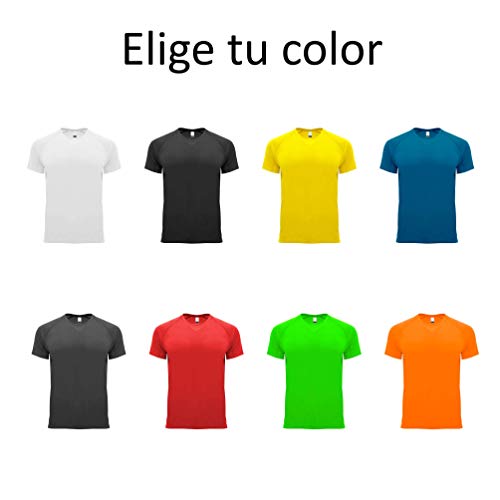 rainUP – Camiseta Técnica Personalizable – Camiseta Deportiva Running Hombre y Niño - Manga Corta – Impresión Directa (DTG) – Puedes añadir tu Frase, Logo o Imagen Personalizada