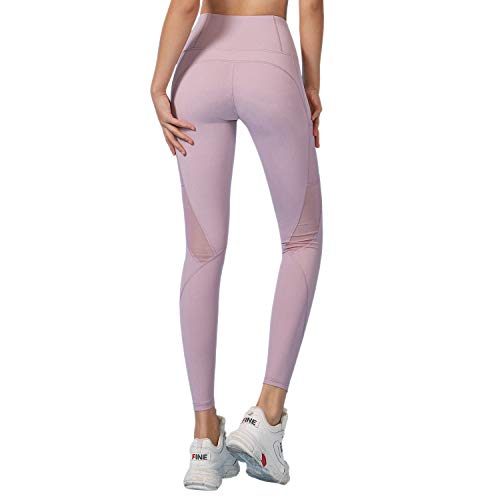 RaMokey Leggings Mujer Mallas de Deporte de Mujer Cintura Alta con Bolsillos Pantalon Deportivo para Running Training Estiramiento Yoga y Pilates