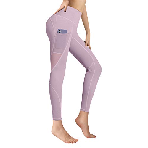 RaMokey Leggings Mujer Mallas de Deporte de Mujer Cintura Alta con Bolsillos Pantalon Deportivo para Running Training Estiramiento Yoga y Pilates