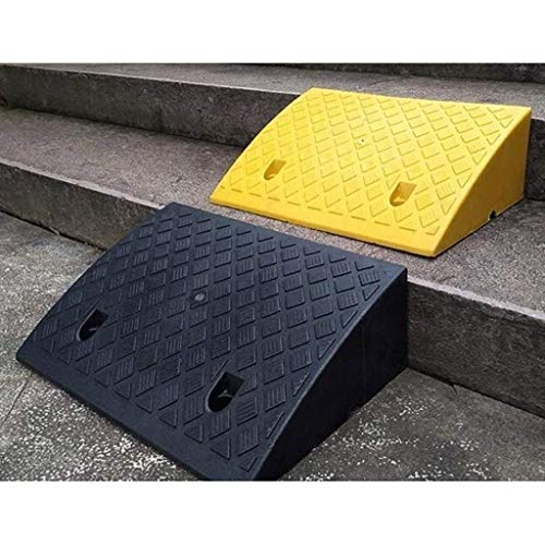 Rampas,rampas para Coches, 15CM / 19CM Alta Seguridad rampas del encintado de Bicicletas Alquiler de Rampas Rampas Negro de plástico Durable de umbral for Silla de Ruedas Acceso for discapacitados