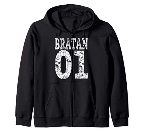 Rap Hip Hop Brudi hermano ruso de regalo Bratan 01 Sudadera con Capucha