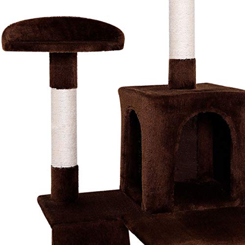 Rascador para gatos Árbol escalador arañar Juguete para Mascotas (marrón) Rascador para gatos Árbol escalador arañar Juguete para Mascotas (marrón)