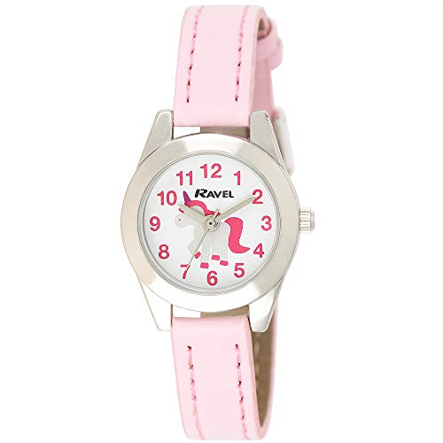 RAVEL - Reloj de Unicornio Infantil 'Little Gems' y Juego de Regalo de Joyas Plateadas RAVEL - Reloj de Unicornio Infantil 'Little Gems' y Juego de Regalo de Joyas Plateadas