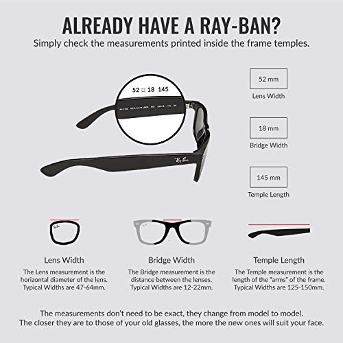 Ray-Ban Rj9052S Gafas de sol, Rectangulares Unisex niños, negro