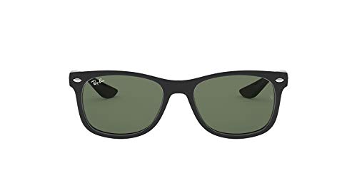 Ray-Ban Rj9052S Gafas de sol, Rectangulares Unisex niños, negro