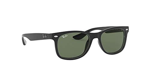 Ray-Ban Rj9052S Gafas de sol, Rectangulares Unisex niños, negro