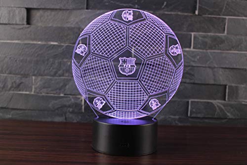 Ray-Velocity 3D Lámpara de Escritorio Mesa 7 cambiar el color botón táctil de escritorio del USB LED lámpara de tabla ligera para el Hogar Decoración Niños