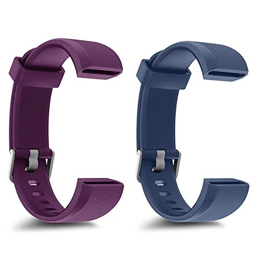 Rayfit Pulseras de Repuesto para Fitness Tracker Correa ID115U / Correa 115U / 115UU Smart Band Correa Repuesto de Reloj Deportivo Inteligente Pulseras Actividad Contador Pasos Calorías Podómetro