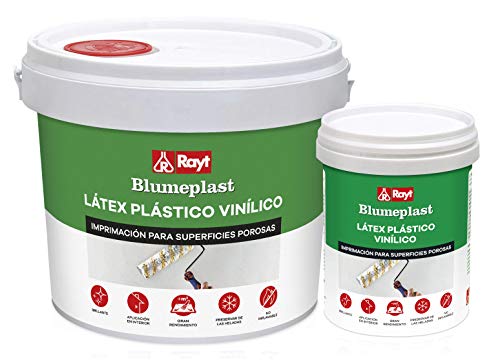 Rayt 156-09 Blumeplast M-10: Látex plástico, imprimación y sellador de Superficies de Yeso, Cemento, estuco, Madera, cerámica, Puzzles. Enriquecedor de Pinturas. Secado Transparente, 1kg Rayt 156-09 Blumeplast M-10: Látex plástico, imprimación y sellador de Superficies de Yeso, Cemento, estuco, Madera, cerámica, Puzzles. Enriquecedor de Pinturas. Secado Transparente, 1kg