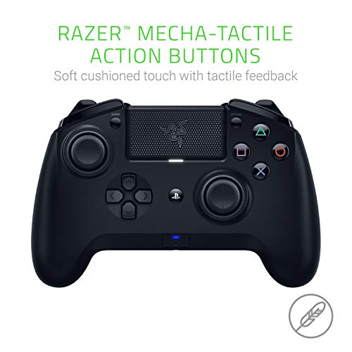 Razer Raiju Tournament Edition - Controlador de Juego inalámbrico y con Cable para PS4, Color Negro