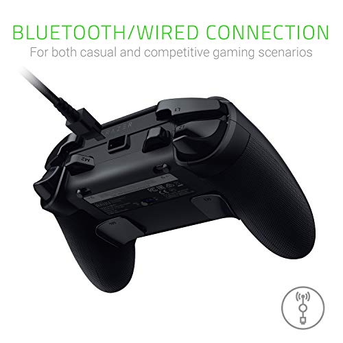 Razer Raiju Tournament Edition - Controlador de Juego inalámbrico y con Cable para PS4, Color Negro
