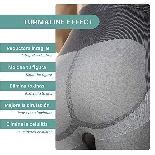 Rc Ocio Fajas Reductoras Adelgazante Mujer con turbalina con Efecto body anticelulitico para abdomen faja lumbar abdominal mejora la circulación y Ayuda a Reducir la Celulitis