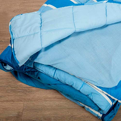 Rc Ocio Saco nordico con Cremallera Edredon Ajustable con Relleno y Bajera incluida para Cama Individual de Funda Ajustables con Cremalleras Evita Dormir destapado máxima Comodidad (Cama de 90)