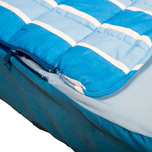 Rc Ocio Saco nordico con Cremallera Edredon Ajustable con Relleno y Bajera incluida para Cama Individual de Funda Ajustables con Cremalleras Evita Dormir destapado máxima Comodidad (Cama de 90)