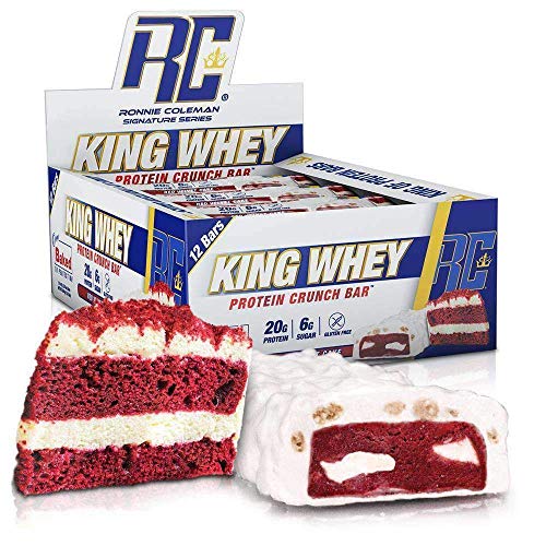 RCSS King Whey Protein Bar - Barritas de proteínas (20 g, 12 x 57 g)