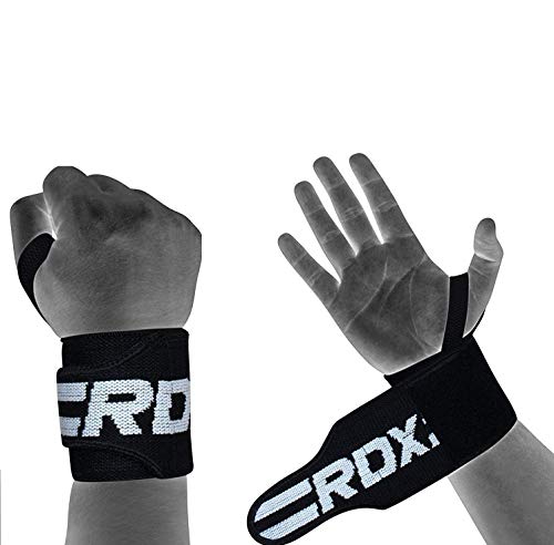 RDX Correas de Levantamiento Gym Muñequeras para Peso Elevación Deportivas | Aprobado por IPL y USPA | Muñequera Tirantes para Power Lifting, Gimnasio Fitness, Musculación, Entrenamiento, Gimnástico