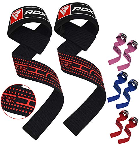 RDX Correas Gimnasio Pesas Levantamiento Muñequeras Musculación Sujeción de Gel Deportivas Elevación Gym Straps Peso Fitness Entrenamiento Halterofília Culturismo RDX Correas Gimnasio Pesas Levantamiento Muñequeras Musculación Sujeción de Gel Deportivas Elevación Gym Straps Peso Fitness Entrenamiento Halterofília Culturismo