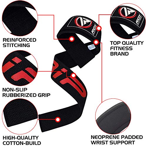 RDX Correas Levantamiento Gimnasio Pesas Muñequeras Elevación Gym Straps Deportivas RDX Correas Levantamiento Gimnasio Pesas Muñequeras Elevación Gym Straps Deportivas