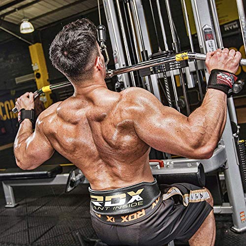 RDX Gimnasio Cinturón Cuero 4" Musculacion Peso Cinturones Pesas Entrenamiento Levantamiento RDX Gimnasio Cinturón Cuero 4" Musculacion Peso Cinturones Pesas Entrenamiento Levantamiento