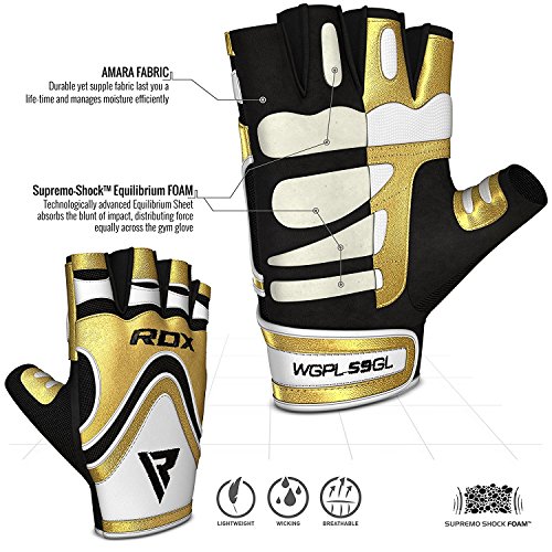 RDX Gimnasio Guantes Gym Musculacion Pesas Fitness Entrenamiento Culturismo