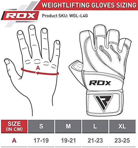 RDX Guantes Gimnasio Cuero con Muñequera Fitness Musculacion Culturismo Gym Levantamiento Pesas Entrenamiento Halterofilia Powerlifting Workout Antideslizante Weightlifting Gloves RDX Guantes Gimnasio Cuero con Muñequera Fitness Musculacion Culturismo Gym Levantamiento Pesas Entrenamiento Halterofilia Powerlifting Workout Antideslizante Weightlifting Gloves