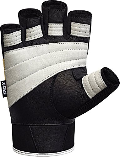 RDX Guantes Gimnasio Fitness Musculacion Culturismo Gym Levantamiento de Pesas Entrenamiento Halterofilia Powerlifting Antideslizante Deportivos Workout Weightlifting Gloves