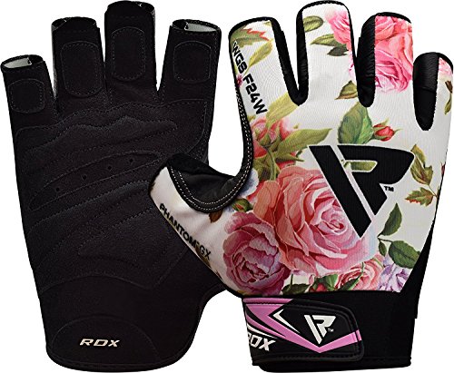 RDX Guantes Gimnasio Mujer Fitness Culturismo Musculacion Gym Levantamiento de Pesas Entrenamiento Halterofilia Deportivos Workout Powerlifting Chica Antideslizante Weightlifting Gloves RDX Guantes Gimnasio Mujer Fitness Culturismo Musculacion Gym Levantamiento de Pesas Entrenamiento Halterofilia Deportivos Workout Powerlifting Chica Antideslizante Weightlifting Gloves