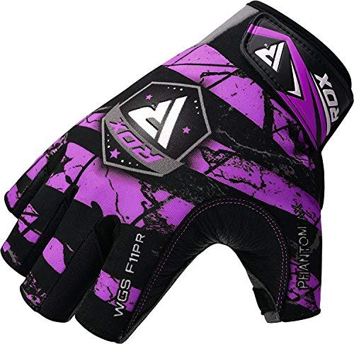 RDX Guantes Gimnasio Musculacion Pesas Fitness Levantamiento de Pesas Formación Entrenamiento físico de Culturismo