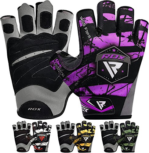 RDX Guantes Gimnasio Musculacion Pesas Fitness Levantamiento de Pesas Formación Entrenamiento físico de Culturismo