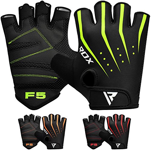 RDX Guantes Gimnasio Pesas Musculacion Fitness Entrenamiento Transpirable Powerlifting Ejercicio de Entrenamiento de Soporte de muñeca RDX Guantes Gimnasio Pesas Musculacion Fitness Entrenamiento Transpirable Powerlifting Ejercicio de Entrenamiento de Soporte de muñeca