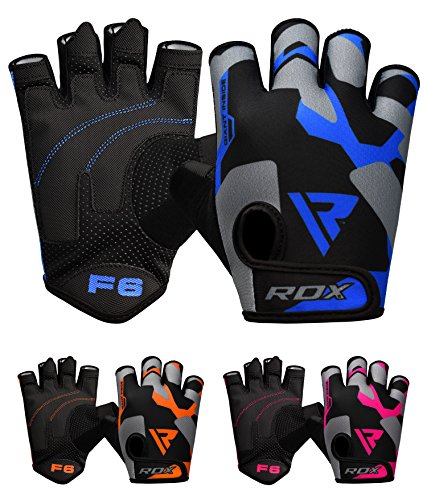 RDX Guantes Gimnasio Pesas Musculacion Guantes Culturismo Fitness Entrenamiento