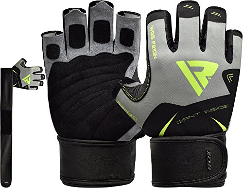 RDX Guantes Gimnasio Pesas Musculacion Guantes Culturismo Fitness Entrenamiento