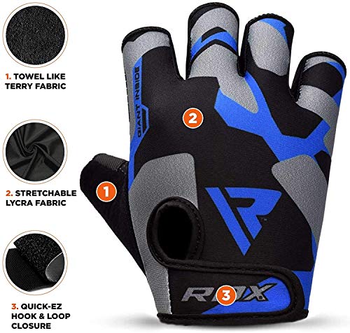 RDX Guantes Gimnasio Pesas Musculacion Guantes Culturismo Fitness Entrenamiento RDX Guantes Gimnasio Pesas Musculacion Guantes Culturismo Fitness Entrenamiento