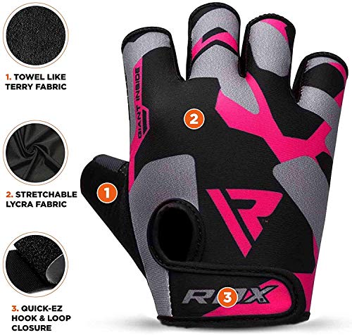 RDX Guantes Gimnasio Pesas Musculacion Guantes Culturismo Fitness Entrenamiento RDX Guantes Gimnasio Pesas Musculacion Guantes Culturismo Fitness Entrenamiento